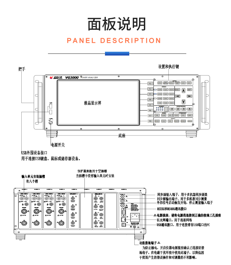 威格新品-多通道，多功能、高精度功率分析儀VG3000系列 廠家直銷 質(zhì)量保障插圖29