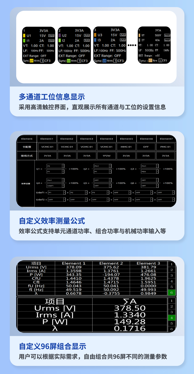 威格新品-多通道，多功能、高精度功率分析儀VG3000系列 廠家直銷 質(zhì)量保障插圖8